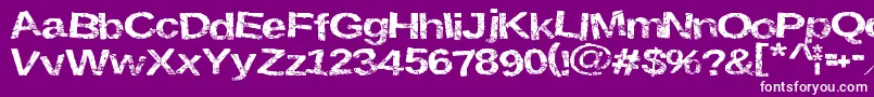 More about Krustysigns Font Krustysigns Font – White Fonts on Purple Background