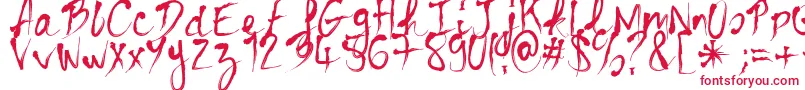 BloodyCre Font – Red Fonts