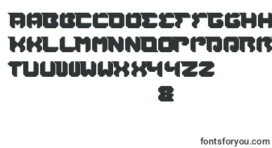  RhinocerosBreakTheWall font