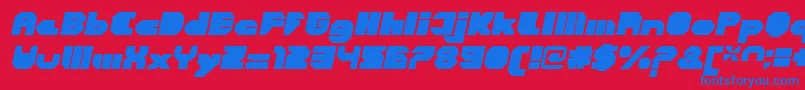 Подробнее о шрифте CortenClosedfatitalic Шрифт CortenClosedfatitalic – синие шрифты на красном фоне