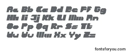 CortenClosedfatitalic Font