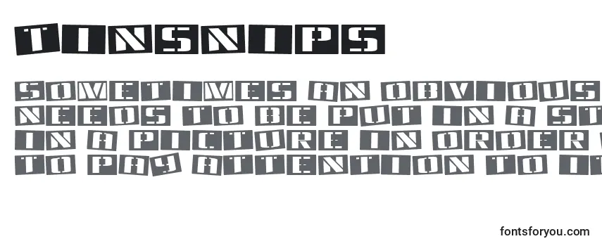 Tinsnips Font