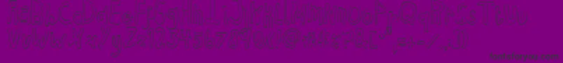 Подробнее о шрифте HaventSleptInTwoDays Шрифт HaventSleptInTwoDays – чёрные шрифты на фиолетовом фоне