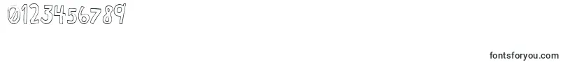 HaventSleptInTwoDays-Schriftart – Schriften für Zahlen und Nummern