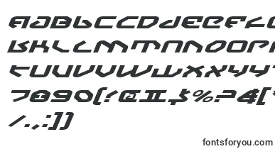  YahrenExpandedItalic font