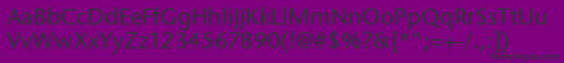 StoneSansItcMedium Font – Black Fonts on Purple Background