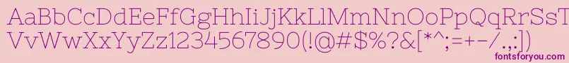 Шрифт NixieoneRegular – фиолетовые шрифты на розовом фоне
