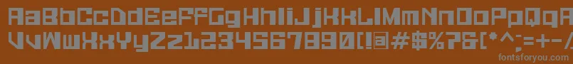 Шрифт Galax ffy – серые шрифты на коричневом фоне