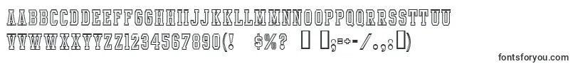 IntramuralContourJl Font – Military Fonts