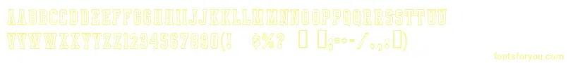 IntramuralContourJl Font – Yellow Fonts