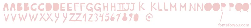 PlumonCp1-Schriftart – Rosa Schriften