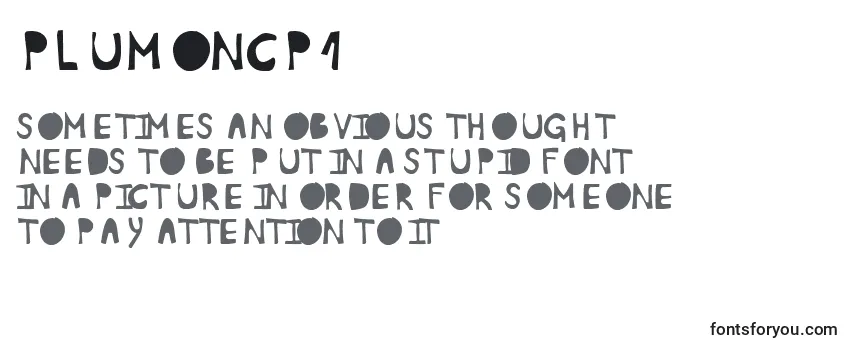 PlumonCp1 Font