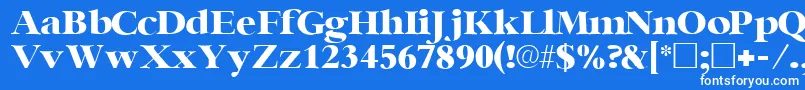 IngenuesskRegular Font – White Fonts on Blue Background