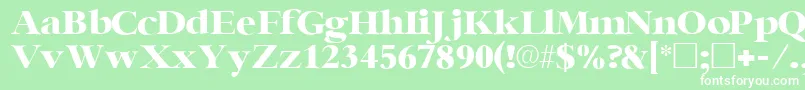 IngenuesskRegular Font – White Fonts on Green Background