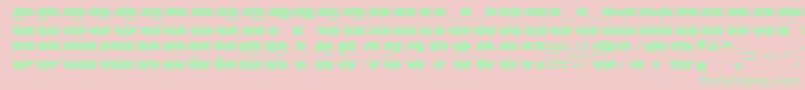 AGlobusbw Font – Green Fonts on Pink Background