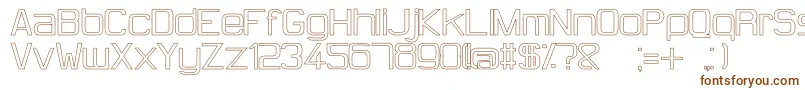 HugFemmesWhite Font – Brown Fonts on White Background