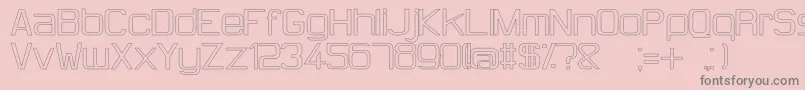 HugFemmesWhite Font – Gray Fonts on Pink Background