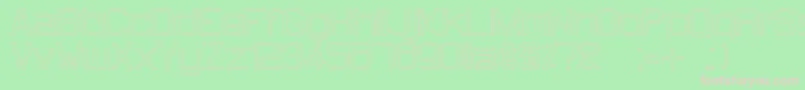 HugFemmesWhite Font – Pink Fonts on Green Background