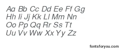 CyrillichelvetItalic Font