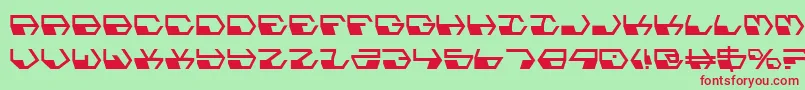 Deranian Font – Red Fonts on Green Background