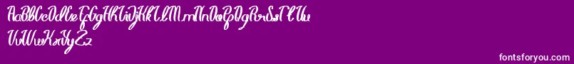 LifeIsFont Font – White Fonts on Purple Background