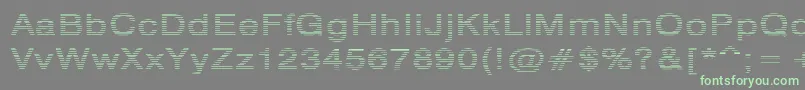 Шрифт HvstripeExtrabold – зелёные шрифты на сером фоне