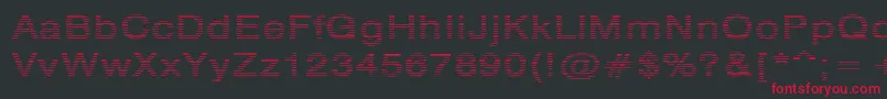 fuente HvstripeExtrabold – Fuentes Rojas Sobre Fondo Negro