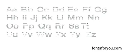 Обзор шрифта HvstripeExtrabold