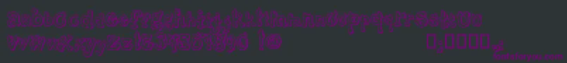 CactusSandwichFm Font – Purple Fonts on Black Background