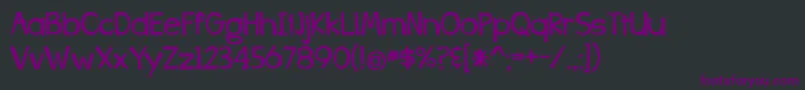 WhizBangPow Font – Purple Fonts on Black Background