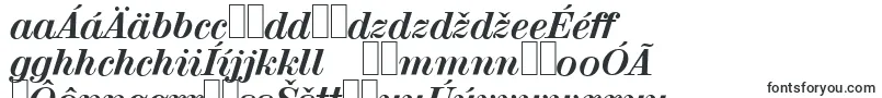 ValenciaserialXboldItalic-Schriftart – slowakische Schriften