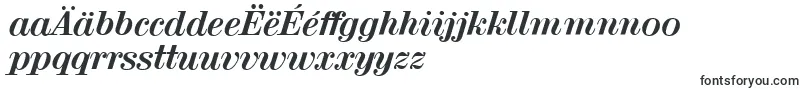 Шрифт ValenciaserialXboldItalic – македонские шрифты