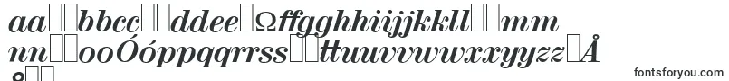 Шрифт ValenciaserialXboldItalic – польские шрифты
