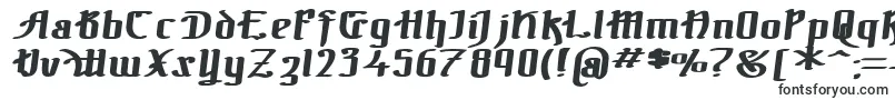 TheBlackBlocBoldItalic Font – Fonts for stickers