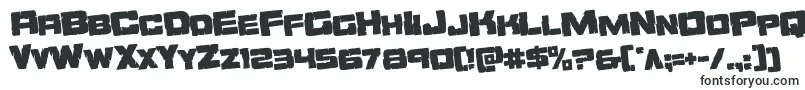 Шрифт Orecrusherrotate – причудливые шрифты