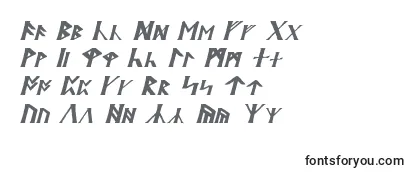 BritannianItalic-fontti