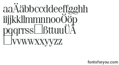 FerventRegularDb font – german Fonts