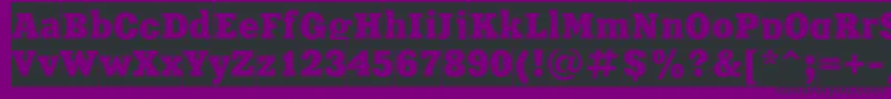Xeniacameoctt Font – Black Fonts on Purple Background