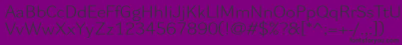 Dynagrotesklxe Font – Black Fonts on Purple Background