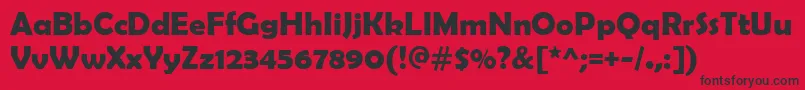 フォントBerlinSansFbDemiРџРѕР»СѓР¶РёСЂРЅС‹Р№ – 赤い背景に黒い文字