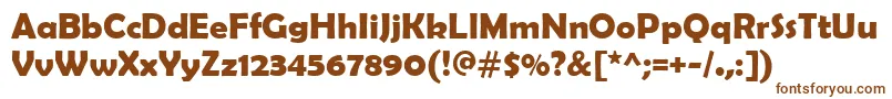 BerlinSansFbDemiРџРѕР»СѓР¶РёСЂРЅС‹Р№ Font – Brown Fonts on White Background