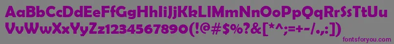 BerlinSansFbDemiРџРѕР»СѓР¶РёСЂРЅС‹Р№ Font – Purple Fonts on Gray Background