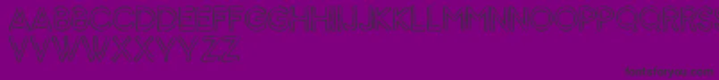 Animal Font – Black Fonts on Purple Background