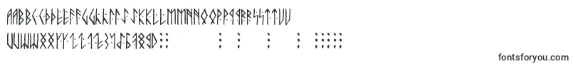 Runic ffy-Schriftart – Schriftarten, die mit R beginnen