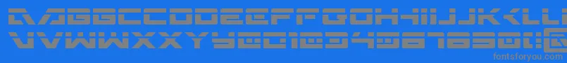 Шрифт WildcardLaser – серые шрифты на синем фоне