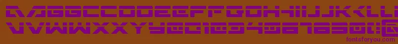 WildcardLaser Font – Purple Fonts on Brown Background