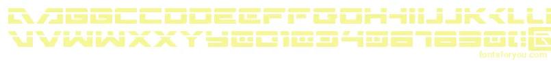 WildcardLaser Font – Yellow Fonts on White Background