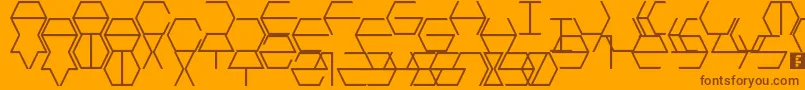 More about HextremumLdr Font HextremumLdr Font – Brown Fonts on Orange Background