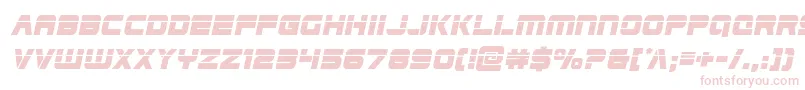 Edgeracerlaserital Font – Pink Fonts on White Background