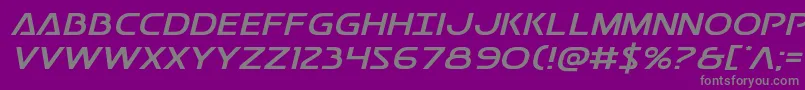 fuente Postmasterexpand – Fuentes Grises Sobre Fondo Morado